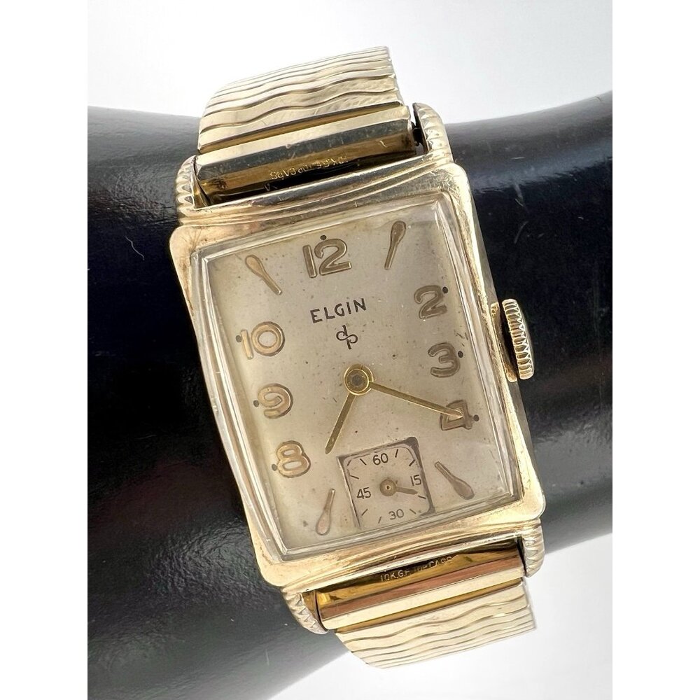 Vintage ELGIN 673 Gold Filled Mens Watch 17 Jewels - Picture 6 of 15